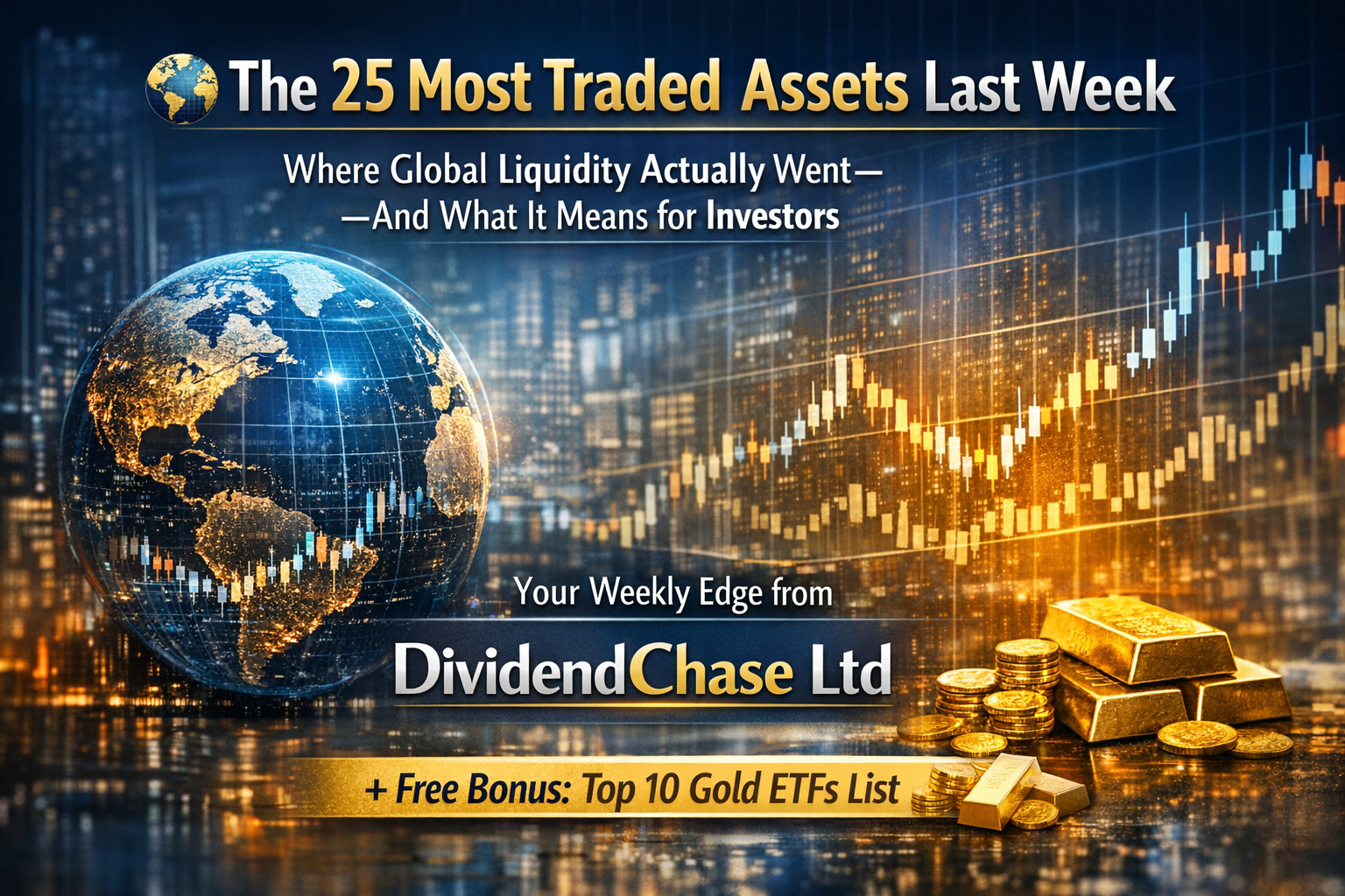 Top 5 Most Traded & Most Popular Assets from Last Week