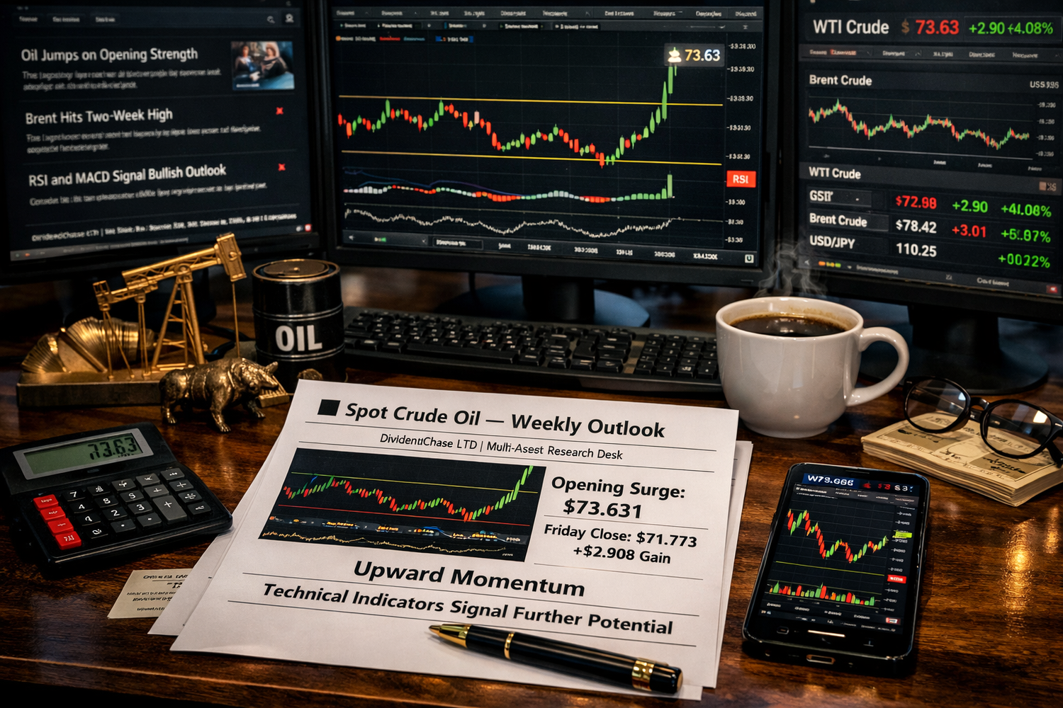 Spot Crude Oil — Weekly Outlook