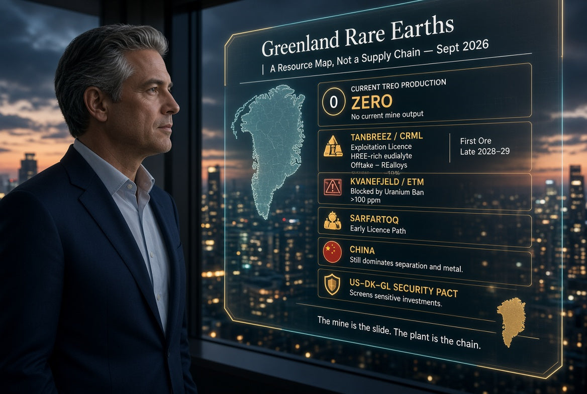 Greenland Rare Earths: Rock Is Real — Supply Isn’t