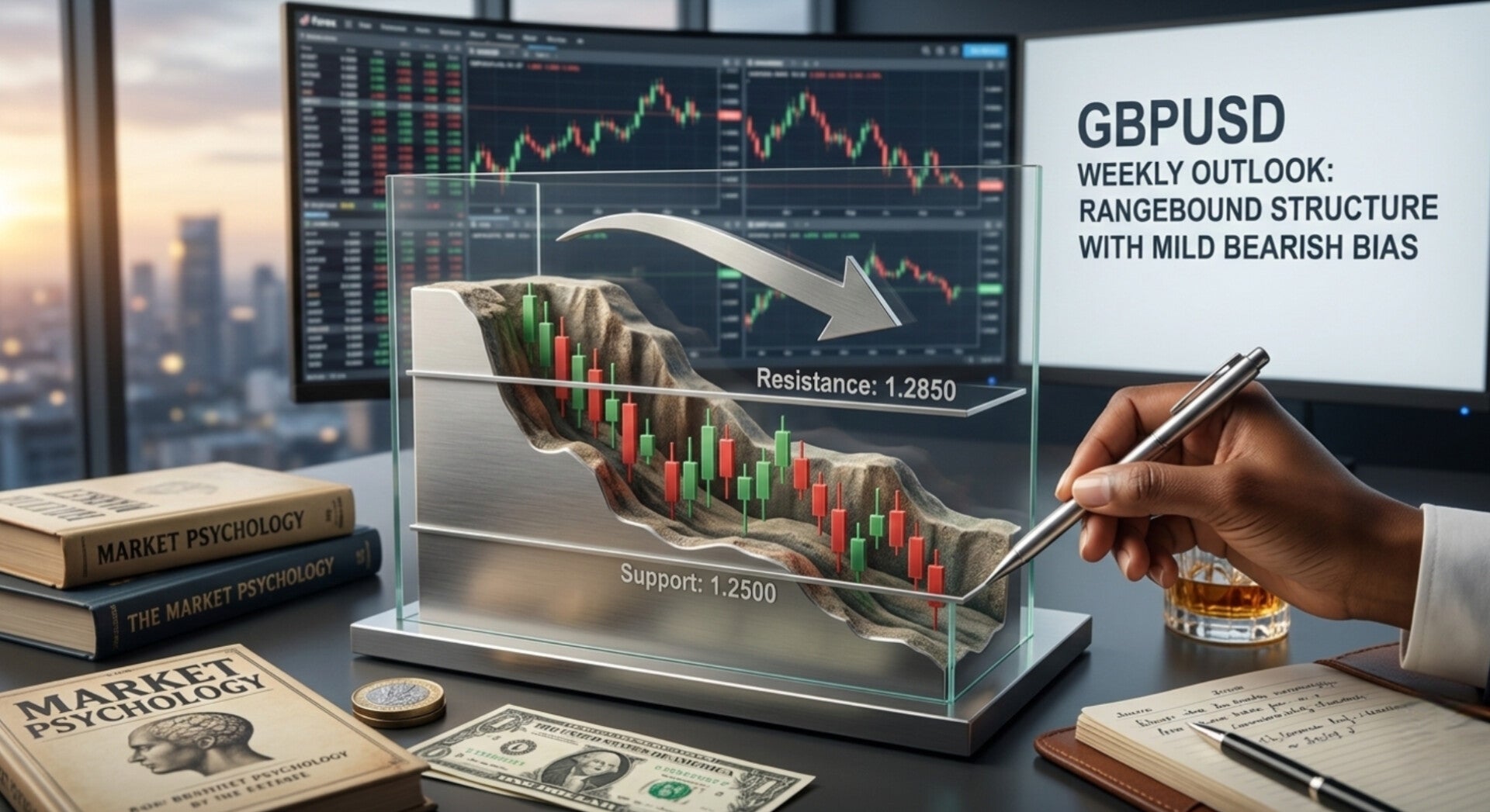 GBPUSD Weekly Outlook: Rangebound Structure with Mild Bearish Bias