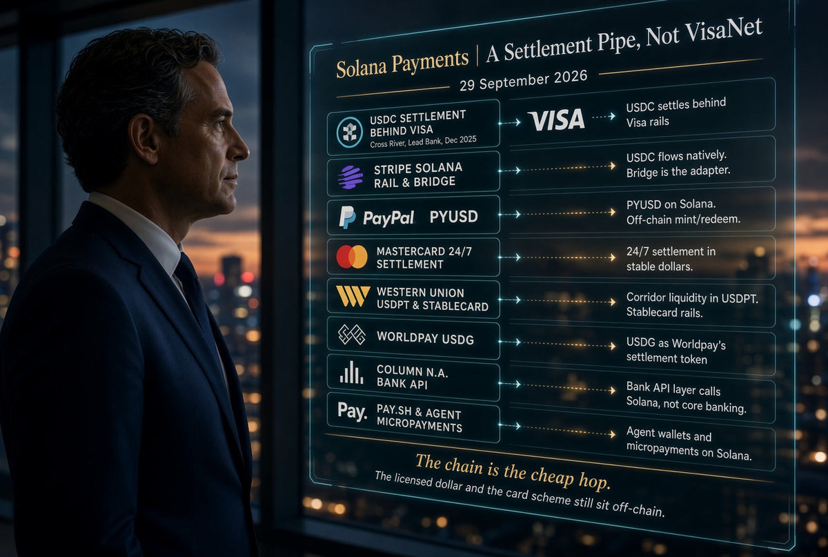 Visa, Stripe, PayPal, Mastercard: Why They Actually Use Solana