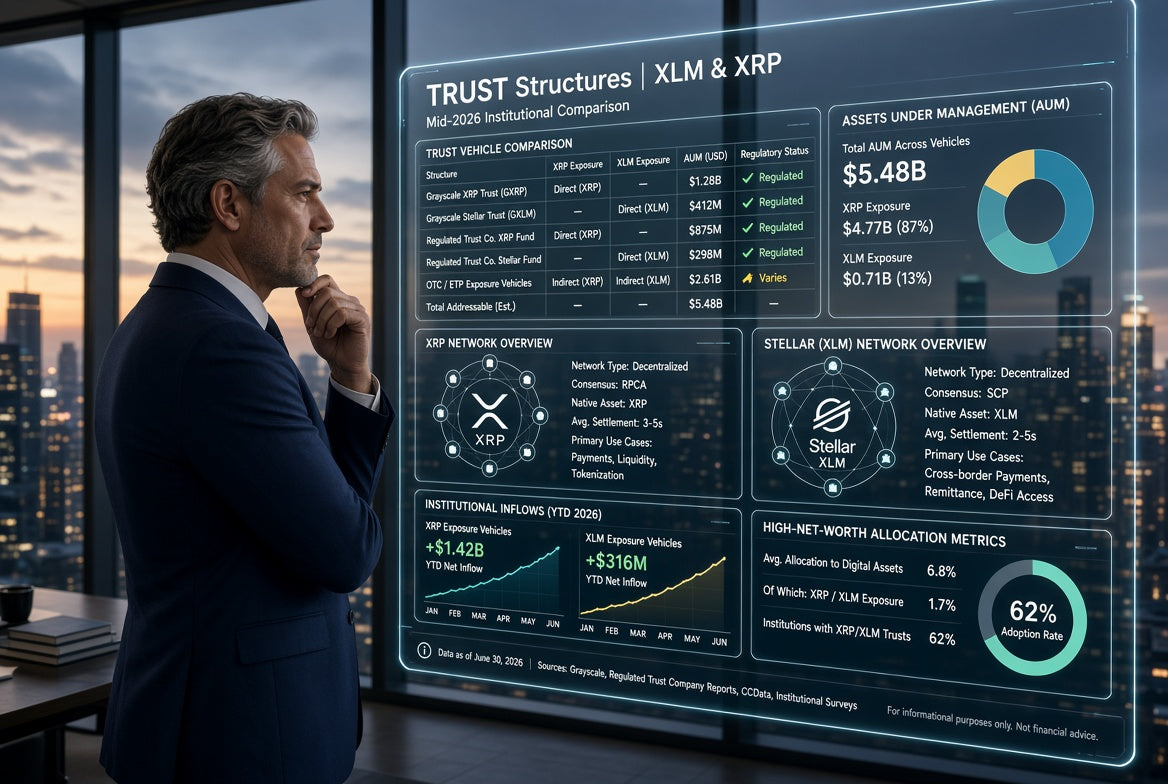 TRUST Structures, XLM, and XRP